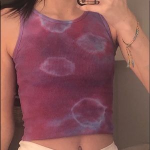 handmade tie dye tank🌈